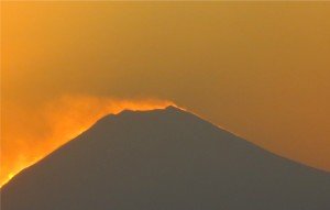 Mt. Fuji at Sunset