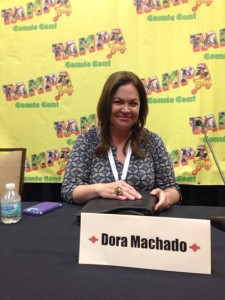 Yours truly at one of the panels.