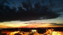 Tampa Airport at night